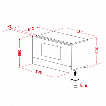 картинка Микроволновая печь Teka ML 8220 BIS L WHITE 
