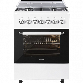 картинка Комбинированная кухонная плита Nordfrost GE 6064 W  картинка Комбинированная кухонная плита Nordfrost GE 6064 W