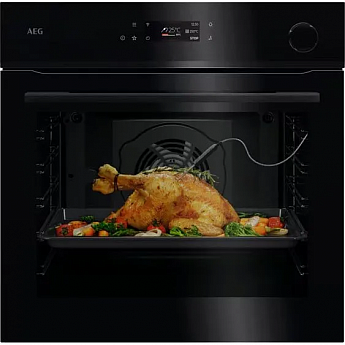 картинка Электрический духовой шкаф с функцией пара Aeg NBR7P631SB 