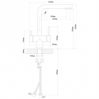 картинка Смеситель Florentina АРЕС FL 