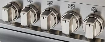картинка Комбинированная кухонная плита Bertazzoni MAS95I2EXT нержавеющая сталь 