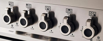 картинка Комбинированная кухонная плита Bertazzoni PRO96L2ENET чёрная 