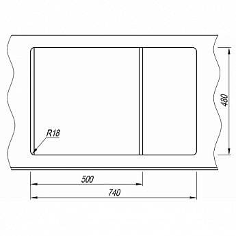 картинка Мойка Florentina КОНСУЛ-760 