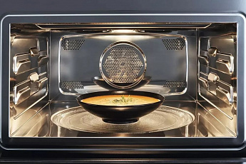 картинка Электрический духовой шкаф с функцией СВЧ Bertazzoni F457PROMWTN карбонио  картинка Электрический духовой шкаф с функцией СВЧ Bertazzoni F457PROMWTN карбонио