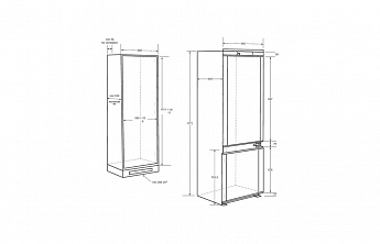 картинка Встраиваемый холодильник Haier BCF3261WRU 