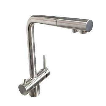 картинка Комплект мойка и смеситель Gerda 6045 S+SM.Satin 