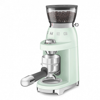 картинка Кофемолка Smeg CGF03PGEU постельный зеленый 