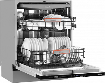 картинка Посудомоечная машина встраиваемая Weissgauff BDW 6038 Inverter Infolight 