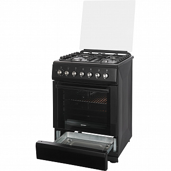 картинка Газовая кухонная плита Nordfrost GG 6062 B  картинка Газовая кухонная плита Nordfrost GG 6062 B