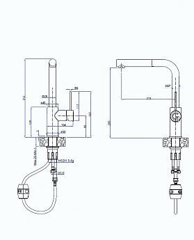 картинка Смеситель Rivelato Albano PVD black 