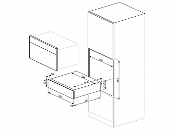 картинка Подогреватель посуды Smeg CPR915X 