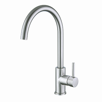 картинка Смеситель Emar ECB - 3004 Satin высокий излив  картинка Смеситель Emar ECB - 3004 Satin высокий излив