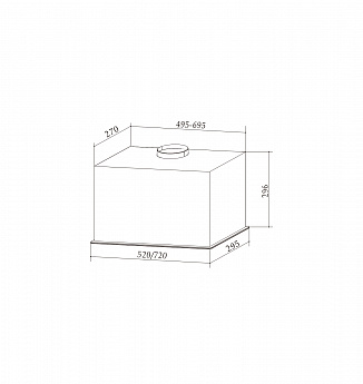 картинка Кухонная вытяжка Millen MBKHG 901 WH 