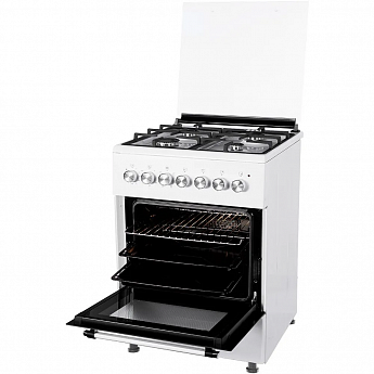 картинка Комбинированная кухонная плита Nordfrost GE 6064 W  картинка Комбинированная кухонная плита Nordfrost GE 6064 W