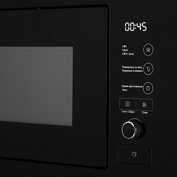 картинка Микроволновая печь встраиваемая Weissgauff BMWO-209 PDB черная 