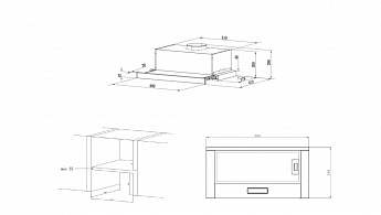 картинка Кухонная вытяжка Delonghi KT - TIARA 612 NB  картинка Кухонная вытяжка Delonghi KT - TIARA 612 NB