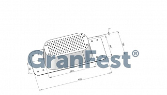 картинка Коландер Granfest пластик  картинка Коландер Granfest пластик