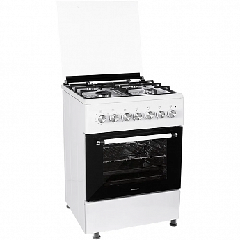 картинка Комбинированная кухонная плита Nordfrost GE 6064 W  картинка Комбинированная кухонная плита Nordfrost GE 6064 W