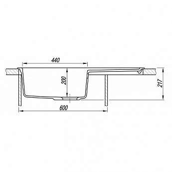картинка Мойка для кухни Florentina СПЕЦИЯ 860 