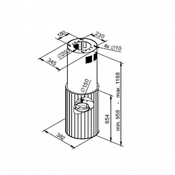картинка Кухонная вытяжка Maunfeld ADELAIDE 39 ISLA PINK GOLD 