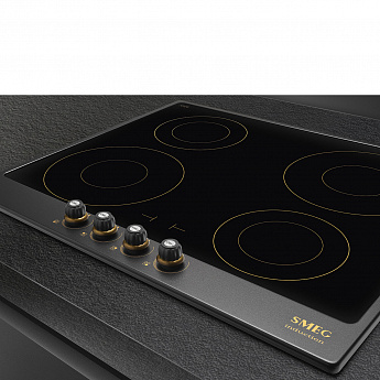 картинка Индукционная варочная панель Smeg SI764AOM 