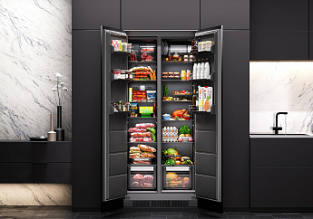 картинка Встраиваемый холодильник Lex LBI400SB Grey 