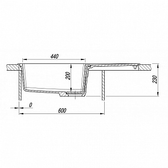 картинка Мойка для кухни Florentina РИВЬЕРА 860 