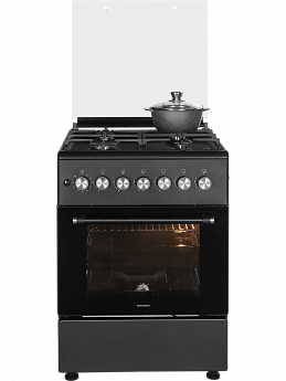 картинка Газовая кухонная плита Nord GG 6064 Gd графит 