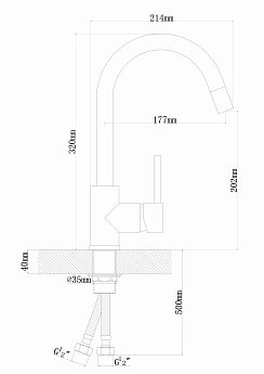 картинка Смеситель Dr. Gans СОЛО 