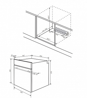 картинка Электрический духовой шкаф Kuppersberg HO 606 P Black 