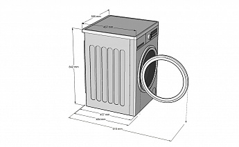картинка Стиральная машина с инвертором Korting KWM 45ID1477 