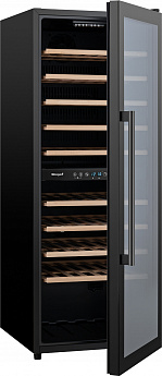 картинка Полувстраиваемый винный шкаф Weissgauff WWC-77 DB DualZone 