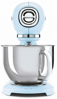 картинка Миксер планетарный Smeg SMF05PBEU постельный голубой 
