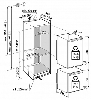 картинка Встраиваемый холодильник Liebherr IXRF 5655-22 001 