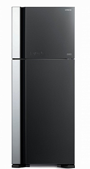 картинка Отдельностоящий холодильник Hitachi HRTN7489DFGBKCS черный 