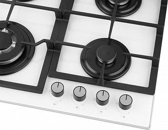 картинка Газовая варочная панель Weissgauff HGG 641 WGL белая 