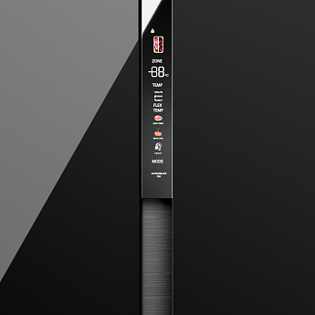 картинка Полувстраиваемый холодильник Kuppersberg RFSN 1990 BG черный 