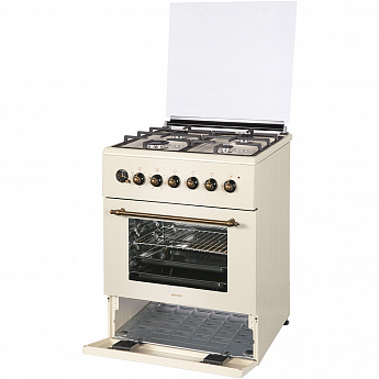 картинка Комбинированная кухонная плита Nordfrost GE 6064 YR  картинка Комбинированная кухонная плита Nordfrost GE 6064 YR