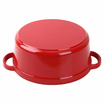 картинка Чугунная кастрюля с крышкой Korting K1224R 