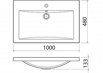картинка Раковина Florentina Анита 1000 