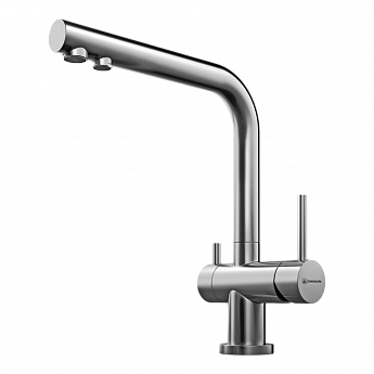 картинка Смеситель Omoikiri NAGANO-BN нержавеющая сталь 
