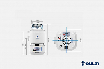 картинка Измельчитель пищевых отходов Oulin Ol-Kds553 