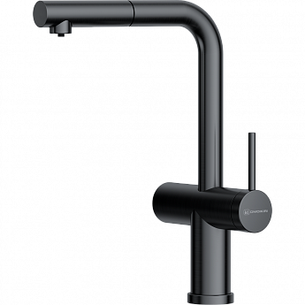 картинка Смеситель Omoikiri KARATSU-S вороненая сталь (gm)  