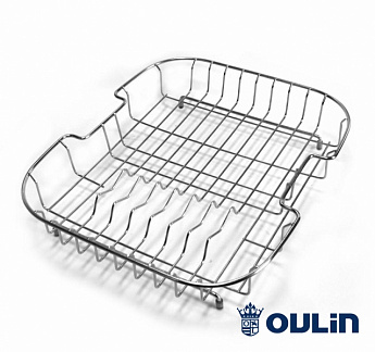 картинка Oulin корзина для посуды(фруктов) Ol-106L хром  картинка Oulin корзина для посуды(фруктов) Ol-106L хром