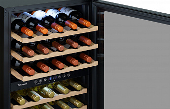 картинка Полувстраиваемый винный шкаф Weissgauff WWC-29 DB DualZone 