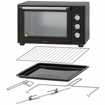 картинка Мини-печь Krona OFEN 45 BL черный  картинка Мини-печь Krona OFEN 45 BL черный