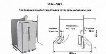 картинка Отдельностоящий холодильник Krona EISKALT 9159 SBS TNF INOX  картинка Отдельностоящий холодильник Krona EISKALT 9159 SBS TNF INOX