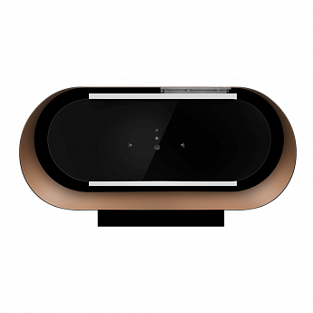 картинка Кухонная вытяжка настенная-тубус Maunfeld GUNA 60 золото 