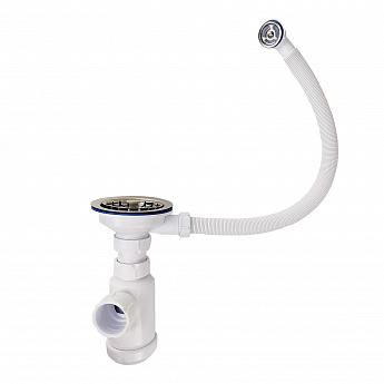 картинка |Discount| Сифон одинарный 3 ½ Санпласт GRAND 