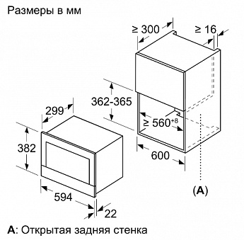 картинка Микроволновая печь встраиваемая Neff C17WR00G0 